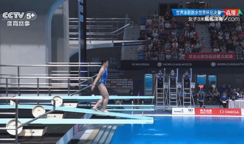 恭贺陈艺文在跳水世界杯总决赛女子3米跳板夺冠