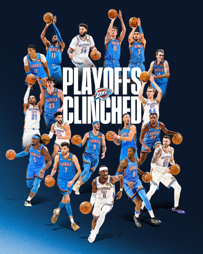 亚历山大40分率雷霆9连胜 提前锁定季后赛创队史