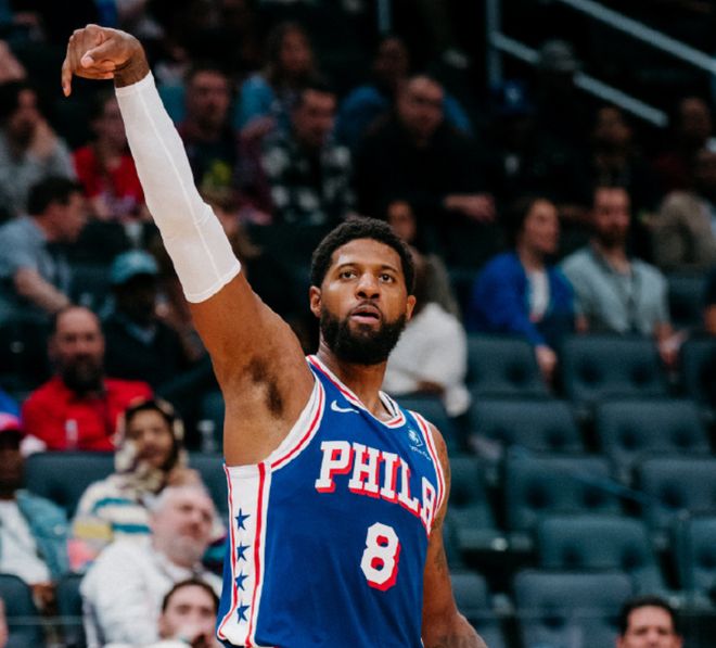 乔治复出后状态火热 76人狂胜奇才迎季后赛曙光