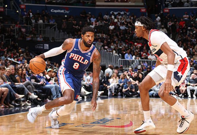 乔治复出后状态火热 76人狂胜奇才迎季后赛曙光