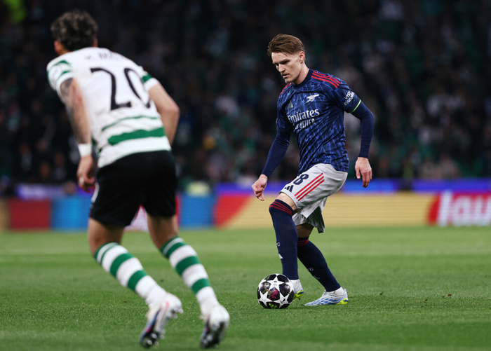 厄德高欧冠单场6次突破禁区创赛季新高